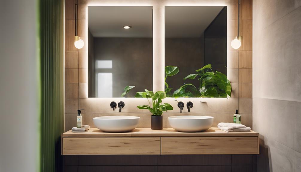 green bathroom design tips