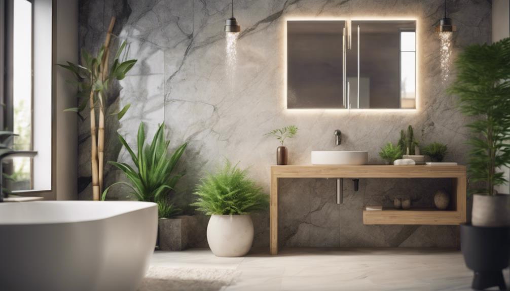 selecting waterproof bathroom materials